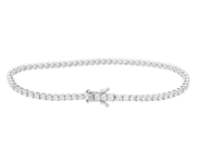 Smycken - TENNISARMBAND, 18K vitguld - View 2