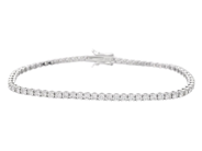 Smycken - TENNISARMBAND, 18K vitguld - View 1