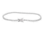 Smycken - TENNISARMBAND, 18K vitguld - View 2