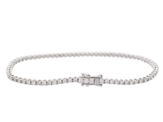 Smycken - TENNISARMBAND, 18K vitguld - View 2