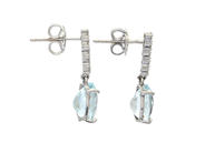 Smycken - ÖRHÄNGEN, 18K vitguld - View 2