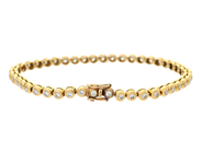 Smycken - TENNISARMBAND, 18K guld - View 2