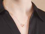 Smycken - COLLIER, 18K roséguld - View 2