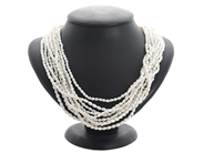 Smycken, PÄRLCOLLIER, 10 rader, i auktion: Lilla Smycken – Tisdag 13 januari