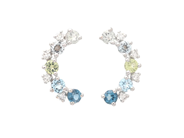 Smycken - ÖRHÄNGEN, 18K vitguld - View 1