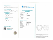 Ädelstenar - DIAMANT, hjärtslipad - View 3