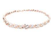 Smycken - ARMBAND, 18K vitguld/roséguld - View 2