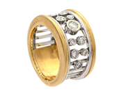 Smycken, RING, 18K guld/vitguld, i auktion: Julklapps – Lördag 13 december