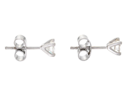 Smycken - ENSTENSÖRHÄNGEN, 18K vitguld - View 2