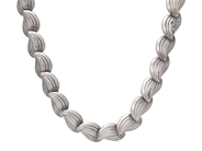 Smycken, COLLIER, silver, i auktion: Allmänna – Tisdag 3 mars