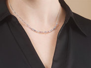 Smycken - COLLIER, 18K vitguld - View 3