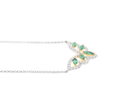 Smycken - COLLIER, 18K guld/vitguld - View 2