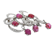 Smycken - BROSCH, 18K vitguld - View 2