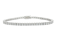 Smycken - TENNISARMBAND, 18K vitguld - View 1