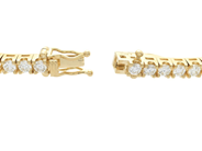 Smycken - TENNISARMBAND, 18K guld - View 3