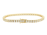 Smycken - TENNISARMBAND, 18K guld - View 2