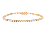 Smycken - TENNISARMBAND, 18K guld - View 1