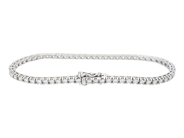 Smycken - TENNISARMBAND, 18K vitguld - View 2