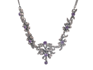 Smycken, COLLIER, silver, i auktion: Allmänna – Tisdag 3 mars