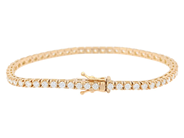 Smycken - TENNISARMBAND, 18K guld - View 2