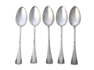 Silver, TESKEDAR, 5 st, i auktion: Lilla Smycken – Tisdag 16 december 2025