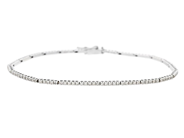 Smycken - TENNISARMBAND, 18K vitguld - View 1