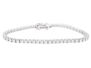 Smycken - TENNISARMBAND, 18K vitguld - View 1