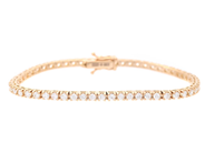 Smycken - TENNISARMBAND, 18K guld - View 1