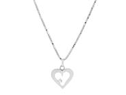 Smycken, HÄNGE MED KEDJA, 18K vitguld, i auktion: Allmänna – Tisdag 17 februari