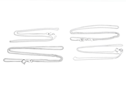 Smycken, SMYCKESET, 4 st halskedjor, i auktion: Allmänna – Tisdag 17 februari