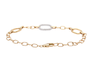 Smycken - ARMBAND, 18K guld/vitguld - View 2