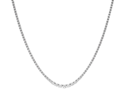 Smycken - COLLIER, 18K vitguld doserad med 91 briljantslipade diamanter 3,76 ctv - View 1