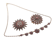 Smycken, SMYCKESET, silver/gulmetall, i auktion: Allmänna – Tisdag 17 februari