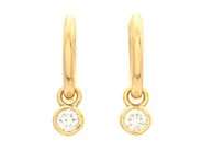 Smycken - ÖRRINGAR MED PÅHÄNGEN, 18K guld - View 1