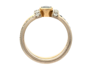 Smycken - RING, 18K guld/vitguld - View 2