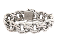 Smycken, ARMBAND, silver, i auktion: Allmänna – Tisdag 3 februari