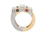 Smycken - GAUDY, ring. 18K guld/vitguld - View 2