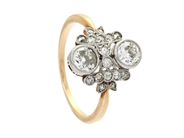 Smycken, RING, platina/14K guld, i auktion: Nyårs – Lördag 27 december 2025