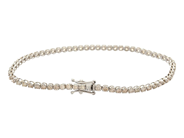 Smycken - TENNISARMBAND, 18K vitguld - View 2