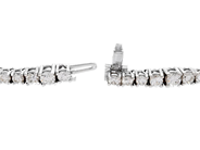 Smycken - TENNISARMBAND, 14K vitguld - View 3