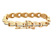 Smycken - TENNISARMBAND, 18K guld - View 2