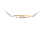 Smycken - BROSCH, 14K guld/platina - View 1