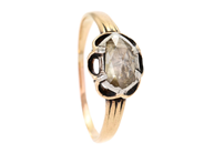 Smycken, RING, 18K/14K guld/silver, i auktion: Lilla Smycken – Tisdag 13 januari