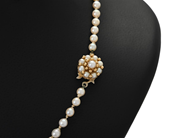 Smycken - PÄRLCOLLIER, 18K guld - View 2