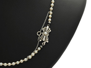 Smycken - PÄRLCOLLIER, odlade saltvattenpärlor ca 5,2-2,9 mm - View 2