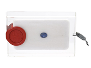 Ädelstenar, BLÅ SAFIR, oval blandslipning, i auktion: Klassiska – Lördag 24 januari