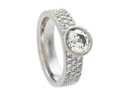 Smycken - RING, platina - View 1