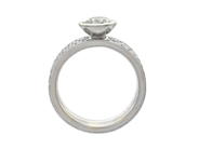 Smycken - RING, platina - View 2