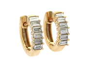 Smycken, ÖRHÄNGEN, 14K guld, i auktion: Moderna – Lördag 17 januari