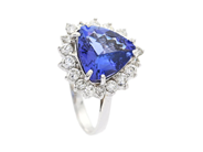 Smycken, RING, 14K vitguld, i auktion: Klassiska – Lördag 24 januari